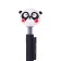Ballic handle “Panda”, automatic, blue ink, node 0.5 mm, black case