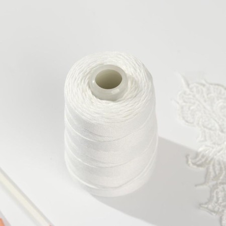 Chancellery threads for stituating documents, 640lsh, 250 m, white color-2