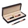 Handle Gift ball in the leatherette case rotary style Black/copper