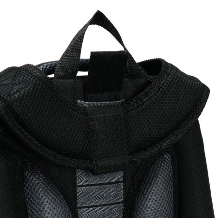 School backpack 38 x 30 x 16 cm, ergonomic back, Stavia "rally", black-8