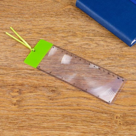 Lupa-laying 3x, ruler 15cm, mix