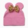 Children's hat "Mouse", pink color, size 50-54