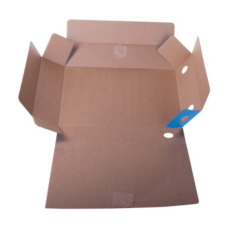Archival folder with caligrata ties, micro -fraud, 70 mm, up to 700 l, blue-2