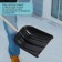 Lighting plastic, bucket 410 × 415 mm, with a metal bar, wooden stalk, with a handle