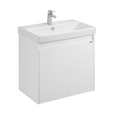 Tumbling under the Aquaton Skandon Doors, 70 cm, white gloss color, white matte