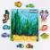 Lyuntik player game “Water Adventures” 10 characters, catch the heroes with a fishing rod