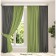 Set of curtains "Canvas", size 200x270 cm, 2 pcs, pavement color, olive
