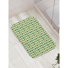 The bathroom rug 
