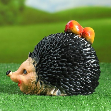 Garden figure "Hedgehog with apples" 20x15cm-1