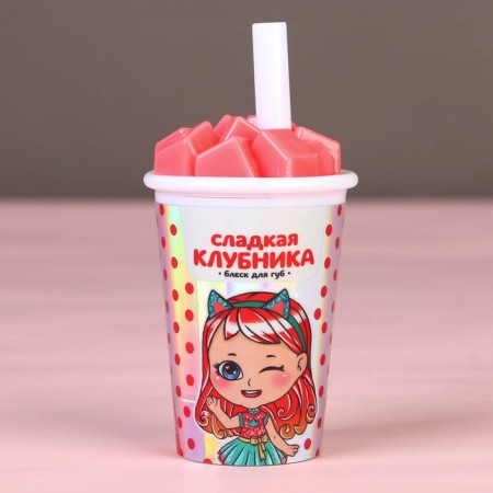 Блеск для губ «Коктейль» МИКС цветов и вкусов, 7 гр-4