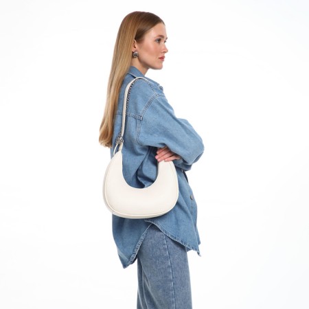 Bag Women's Sobo on the Textura zipper, average size, color milk-11