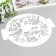 Plastic stencil "Birds" d-24 cm