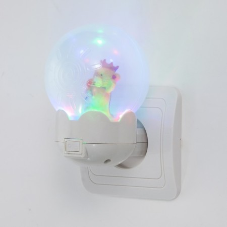 Nightmare "Bear with the crown" LED white 7x7x11 cm Risalux-1