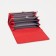Women's wallet on magnets, red color