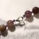Beads Shar No. 10 through the Amethyst node Dark, 50 cm
