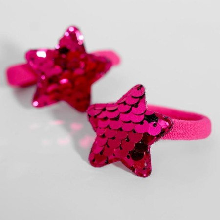 Hair elastic band "Stars", 2 pieces, Winx-1