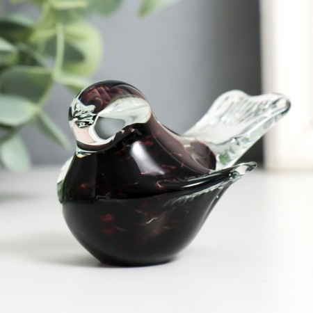 Souvenir Glass in the glass "Bird" 8.5x6x5.5 cm Marg.