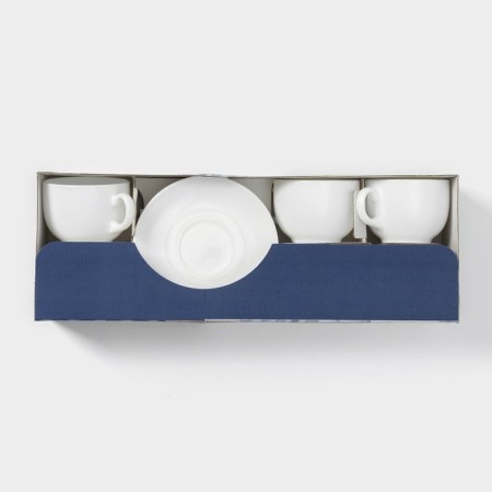 Tea Service Luminarc Diwali, 220 ml, 6 people, glass ceramic, white-7