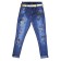 Jeans for girls, height 146 cm, blue color