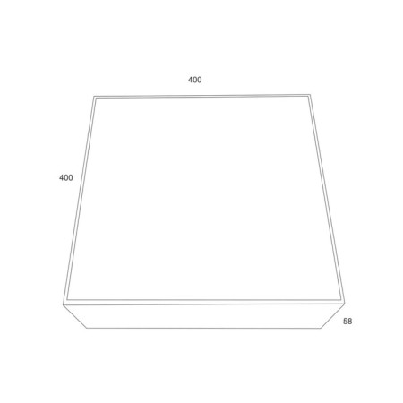 Technical C067CL-L48W3K, LED, 45W, 40x40x5.8 cm, 4300lm, 4300lm, white color-2