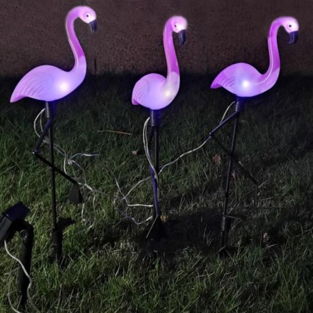 LED LED "Flamingo" 6LED 22x6.5x52.5 on sunny. battery bel. battery. Ni-m