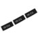 Textile strip "98-104", 5 x 1.1 cm, black color