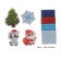 New Year's mosaic sticker uniform “New Year! Visiting Santa Claus "
