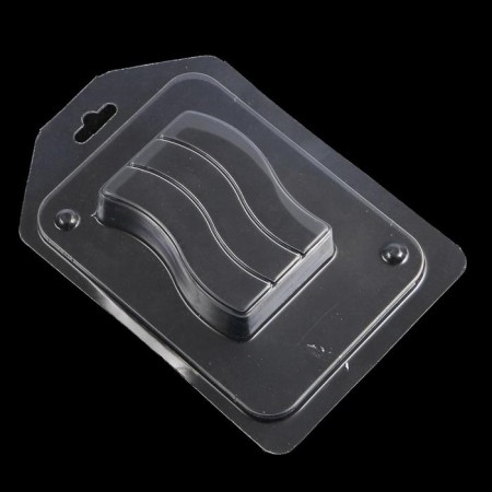 Plastic form for soap "Tricolor" 7.5x5 cm-1