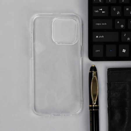 Krutoff cover, for iPhone 14 Pro, silicone, transparent-1