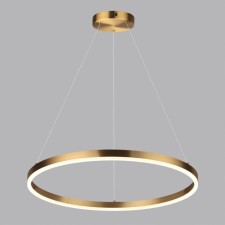 Lumber Lumion lamp. ECHO, 50W, LED, 600x600 mm, brass color
