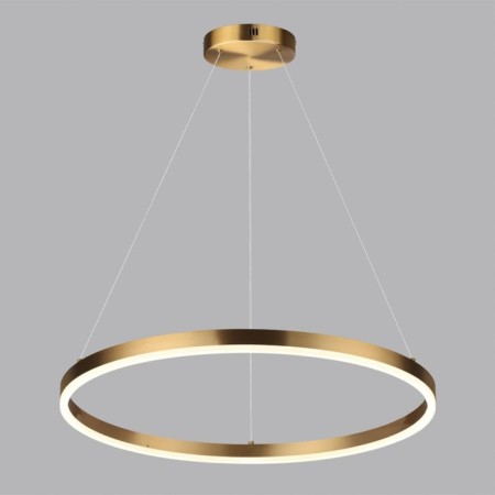 Lumber Lumion lamp. ECHO, 50W, LED, 600x600 mm, brass color