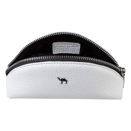 Cosmetic bag with lightning, white color-1