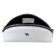 Cosmetic bag with lightning, white color