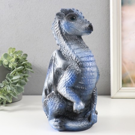 Figure "Dragon" 25.5x12x13 cm, blue-1