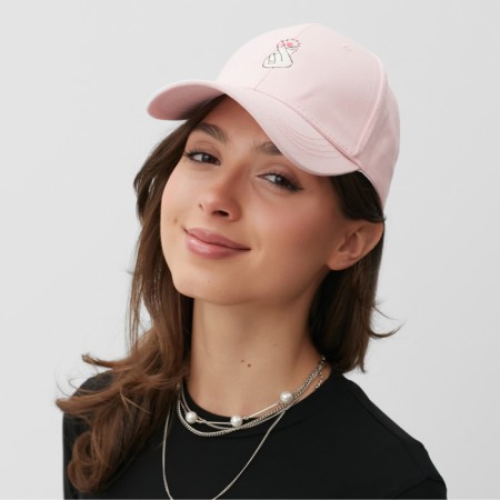 Women's cap Minaku "Love" Color Pink, rr 56-58