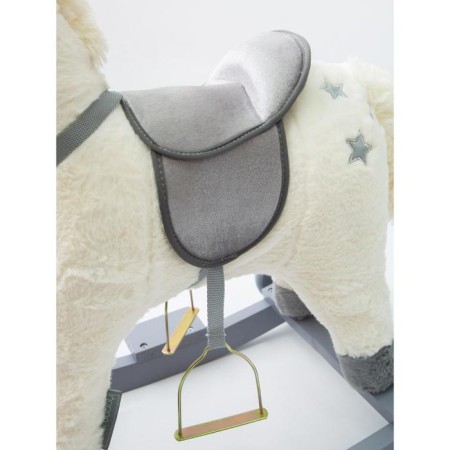 Horse Railway Capacked Amarobaby Prime, with wheels, 63x35x60 cm, white color-6
