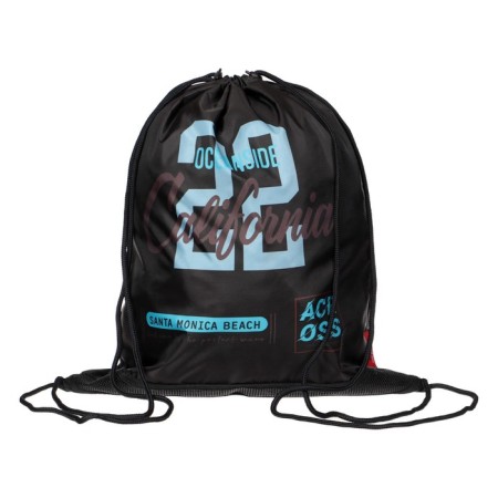 Frame backpack 37 x 28 x 12 cm, Across 194, filling: bag, pencil case, dark gray ACR22-194-2-14