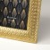 Photo frame Polystone 10x15 cm "snake leather" gold 18.7x13.7 cm