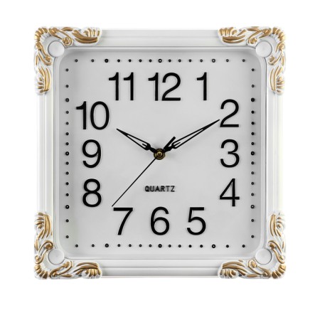 Watch Wall Interior "Ruth", discrete move, 30 x 30 cm, aa