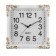 Watch Wall Interior "Ruth", discrete move, 30 x 30 cm, aa