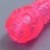 A toy-stick made of thermoplastic rubber with a drowned squeak, pink