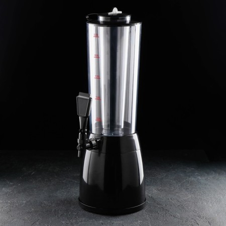 Beer Tower with a capacity for ice "Mercury", 2.5 l, black color-7