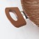 Kazan kantry, 4 l, d = 28 cm, glass cover, plastic handles, anti -stick coating, brown color