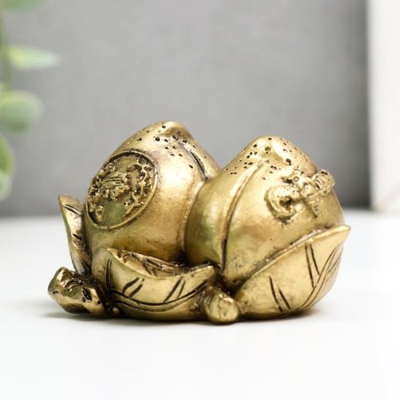 NECK Polystone for bronze "2 peaches" 6x4x4 cm-1