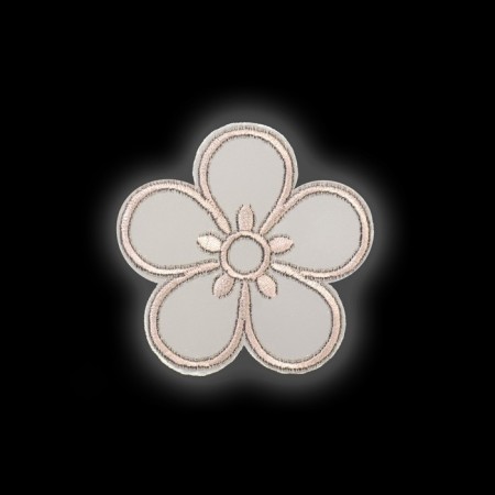 Reflective thermonacle "flower", d = 6.3 cm, color gray color-1