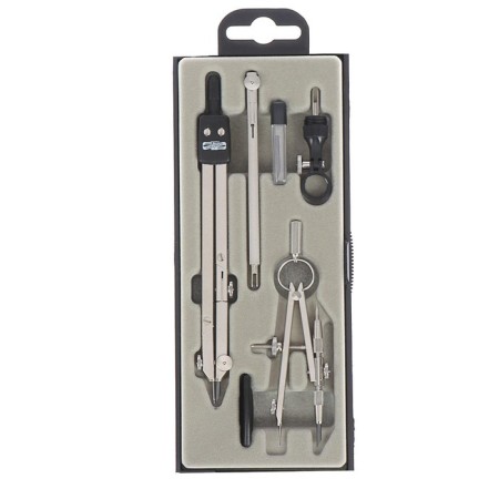Ready-made KOH-I-NOOR 6902, 6 items, professional, compass 140 mm, in a plastic case