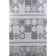 Curtain for the bathroom Cementine, 180 x 200 cm, PVC, gray