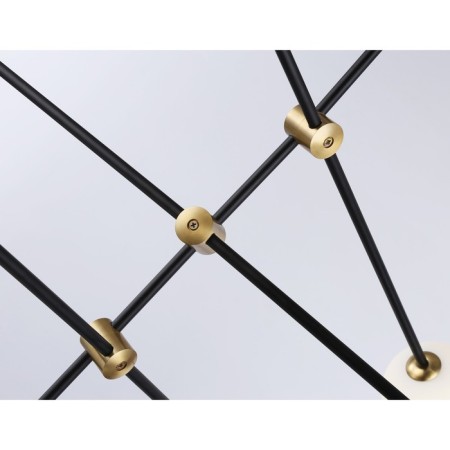 Suspended Ambrella Light, Modern, TR2515, 6XG9, Black color, brass-4