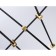 Suspended Ambrella Light, Modern, TR2515, 6XG9, Black color, brass
