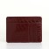 Busmaker leather, Textura, 4 cards, burgundy color